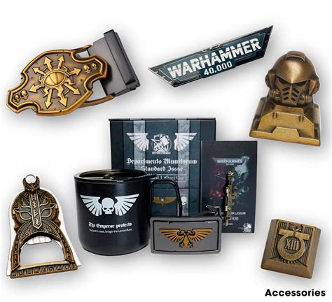 warhammer merchandise.